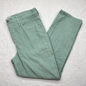 J Crew | High Rise Vintage Slim Straight Corduroy Dusty Shale Size 32